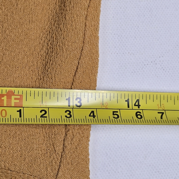 Reformation Westport Dress Sz 2 Mustard High Low Mini Front Midi Back Keyhole - Picture 11 of 13